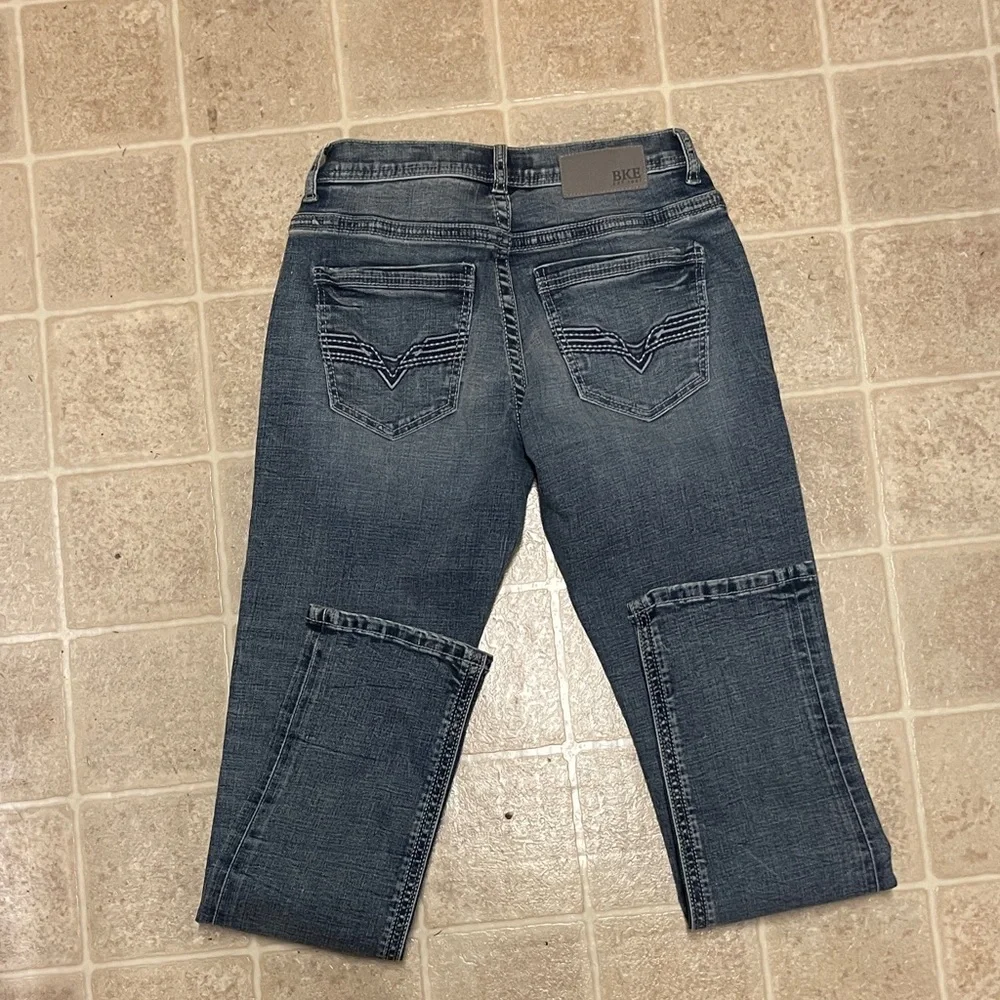 BKE Straight Fit Blue Jeans 28x32 - Picture 5 of 7